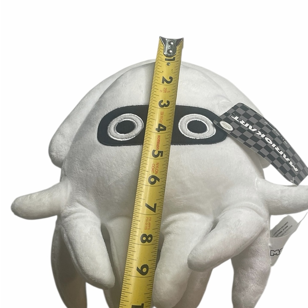 Club Mocchi Mocchi Nintendo Super Mario Mega Blooper Plush Stuffed Toy White 10” - Picture 10 of 10